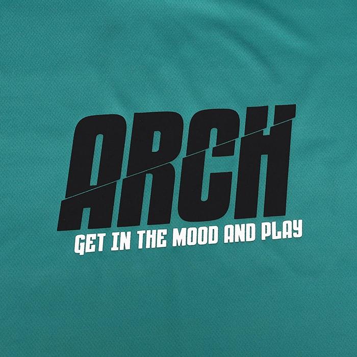 Arch split  logo  L/S tee 【T323120】teal |  | 01