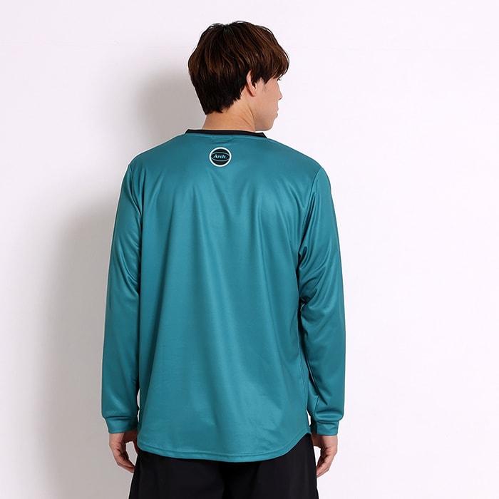 Arch split  logo  L/S tee 【T323120】teal |  | 06