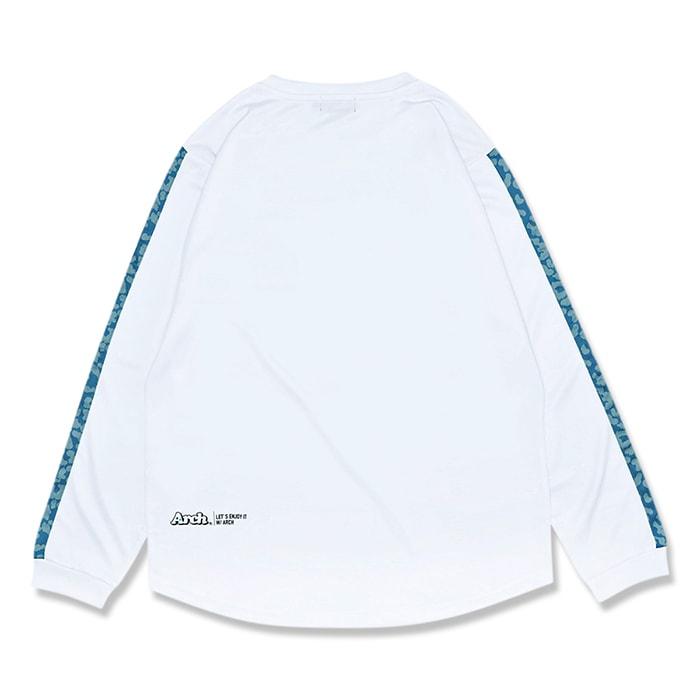 Arch two-tone leopard L/S tee 【T323124】white |  | 02
