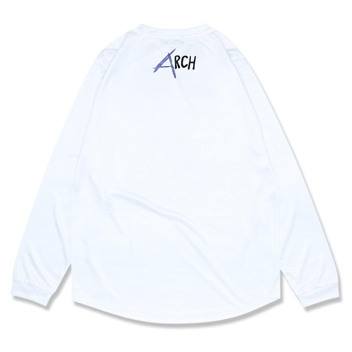Arch scratched L/S tee 【T324101】white |  | 01