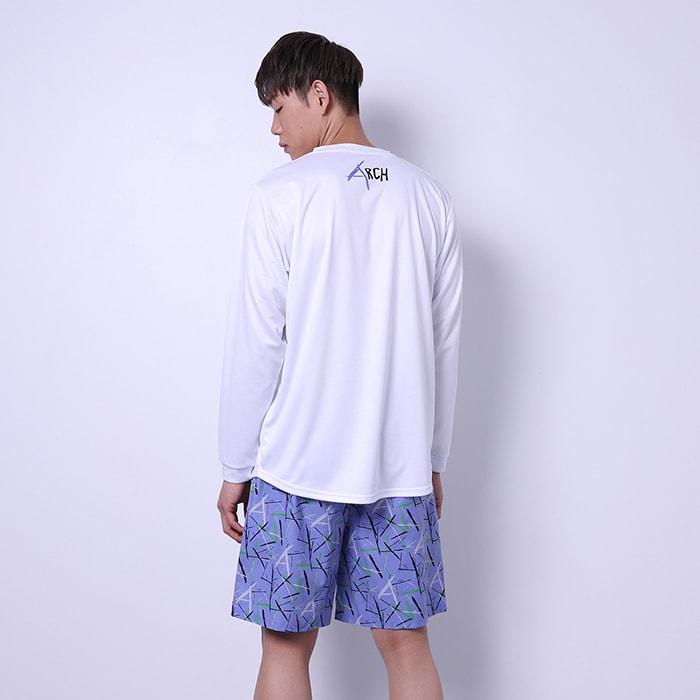 Arch scratched L/S tee 【T324101】white |  | 06