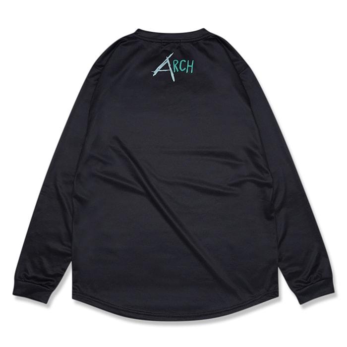 Arch scratched L/S tee 【T324102】black |  | 01