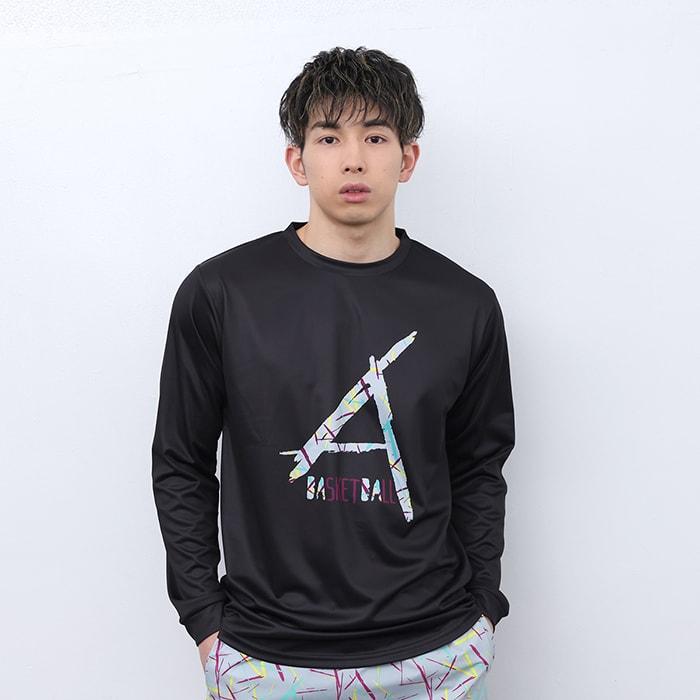 Arch scratched L/S tee 【T324102】black |  | 04
