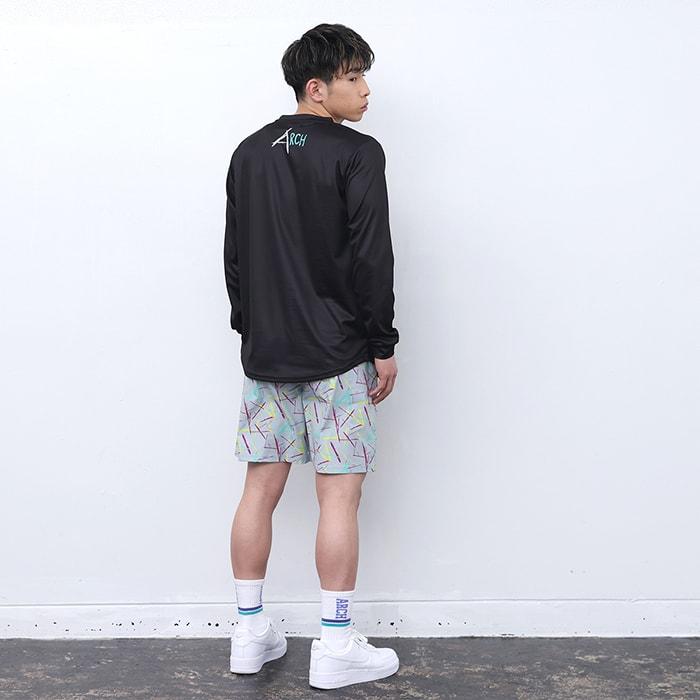 Arch scratched L/S tee 【T324102】black |  | 06