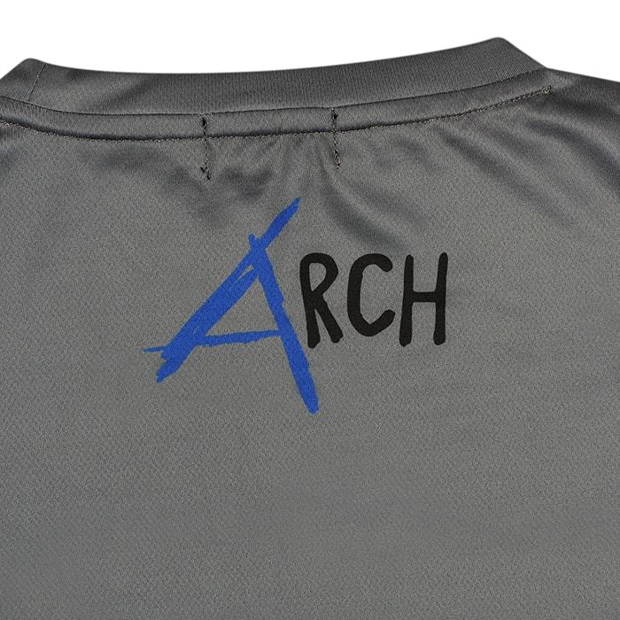 Arch scratched L/S tee 【T324103】dark gray |  | 03