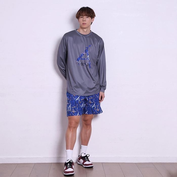 Arch scratched L/S tee 【T324103】dark gray |  | 05