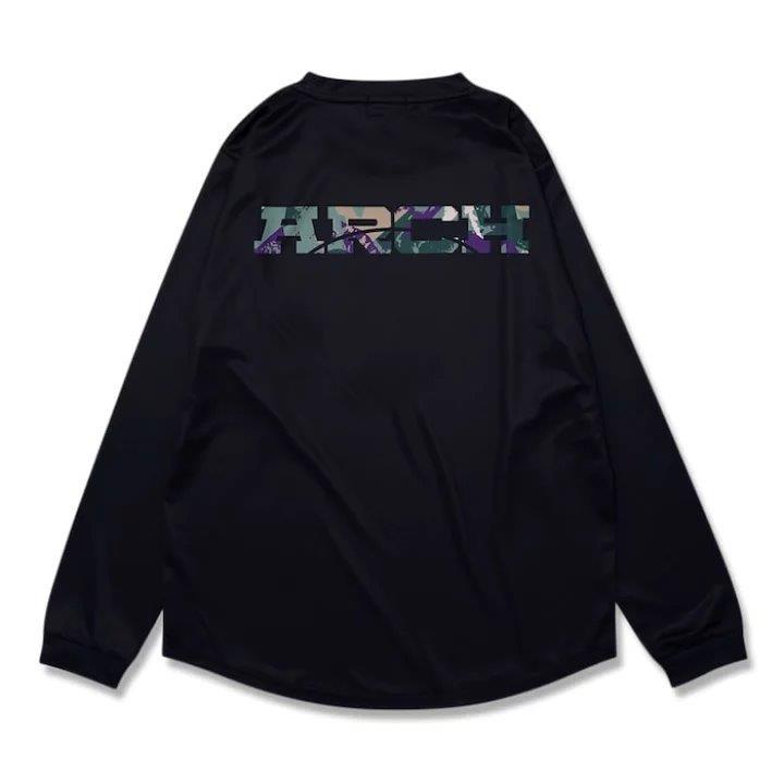 Arch debris L/S tee 【T324108】black |  | 01