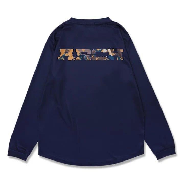 Arch debris L/S tee 【T324109】navy |  | 01