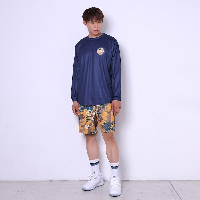 Arch debris L/S tee 【T324109】navy |  | 05