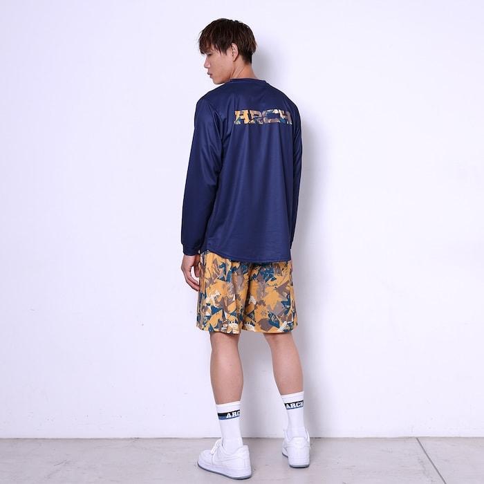 Arch debris L/S tee 【T324109】navy |  | 06