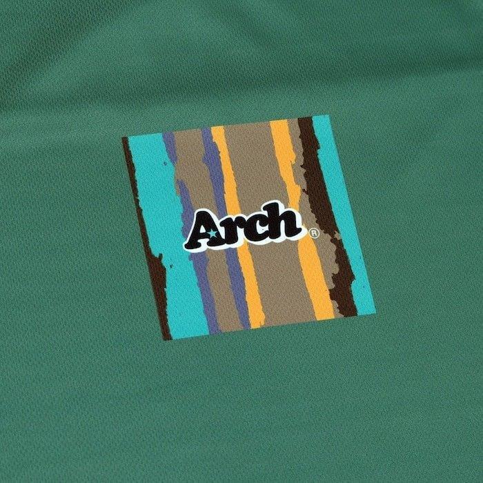 Arch paint stripe L/S tee【T324112】green |  | 02