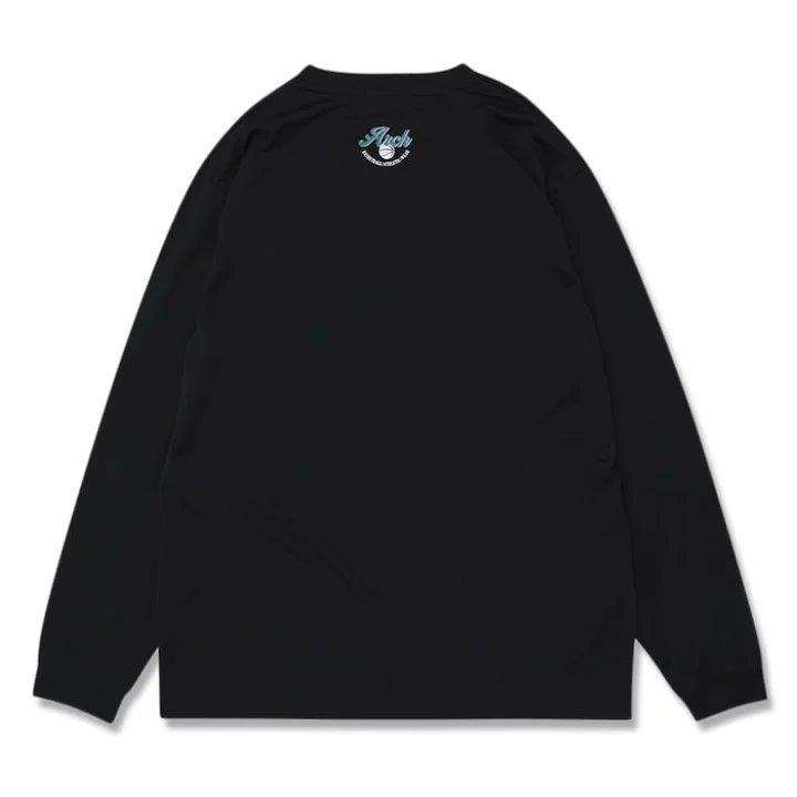 Arch oval logo L/S tee 【T324117】black |  | 01