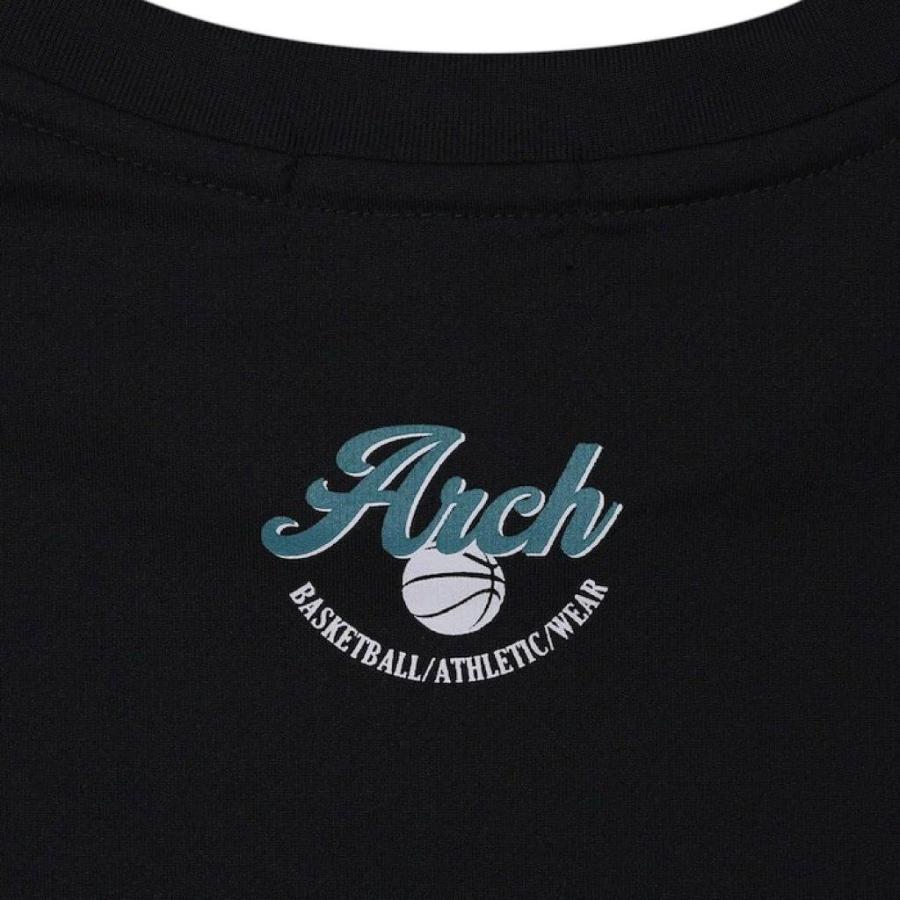 Arch oval logo L/S tee 【T324117】black |  | 04