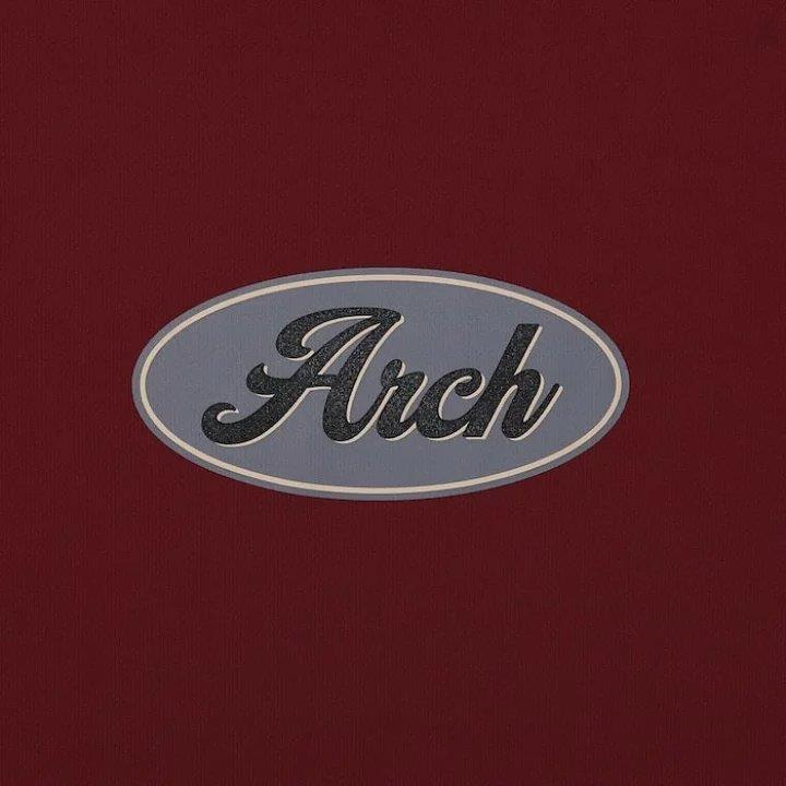 Arch oval logo L/S tee 【T324118】burgundy |  | 02