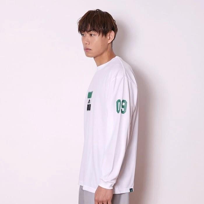Arch trico logo L/S tee【T325101】white/green |  | 04