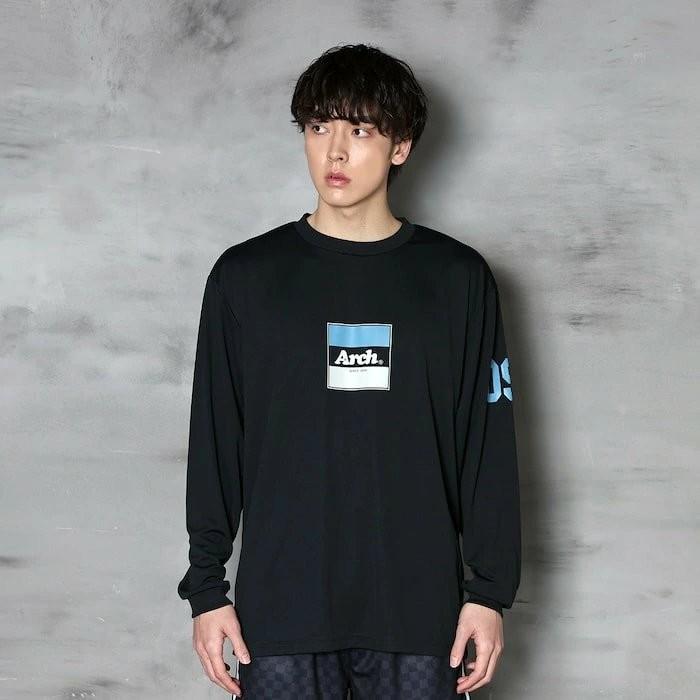 Arch trico logo L/S tee【T325102】black/blue |  | 04