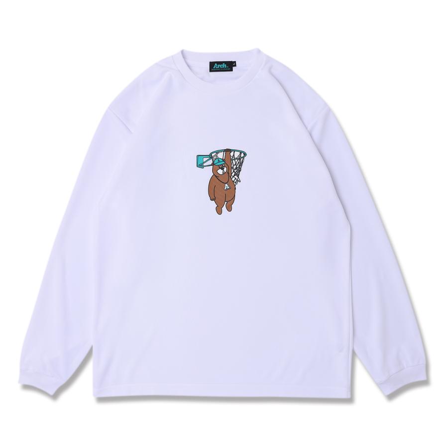 Arch My hoop kumasan L/S tee 【T325113】white | 