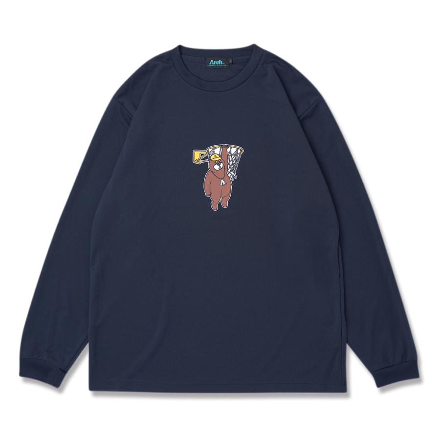 Arch My hoop kumasan L/S tee 【T325115】navy | 