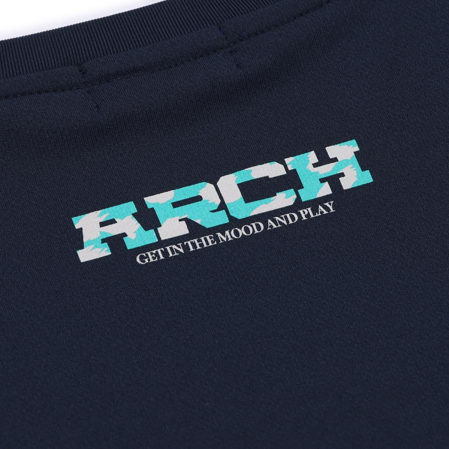 Arch leopard block logo L/S tee【T325134】navy |  | 03