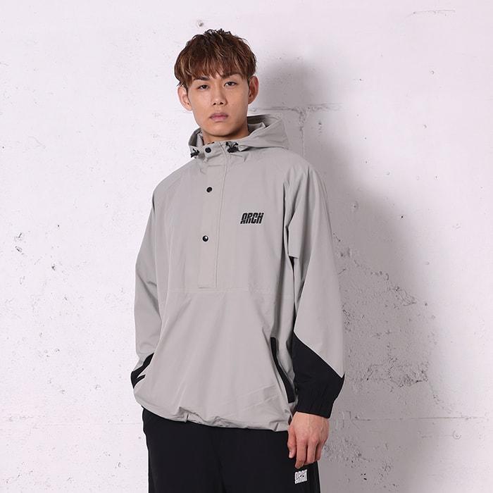 Arch split logo anorak jacket【T723115】 silver gray |  | 11
