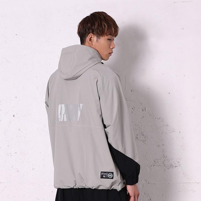 Arch split logo anorak jacket【T723115】 silver gray |  | 12