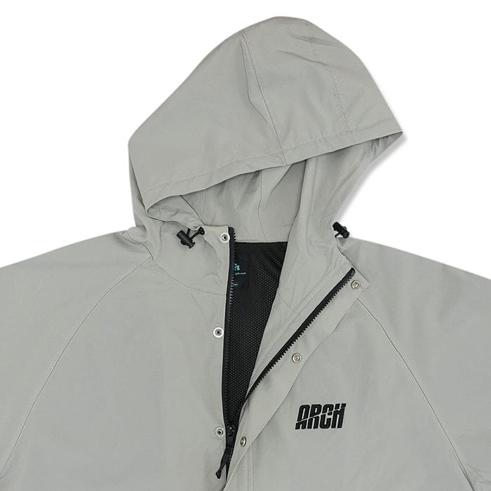Arch split logo anorak jacket【T723115】 silver gray |  | 03