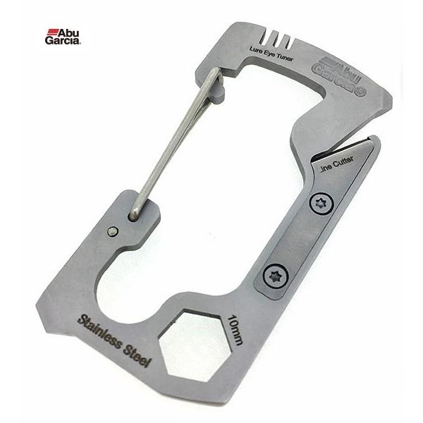 ABU アブガルシア マルチツールカラビナ シルバー / ネコポス便OK | Abu Garcia