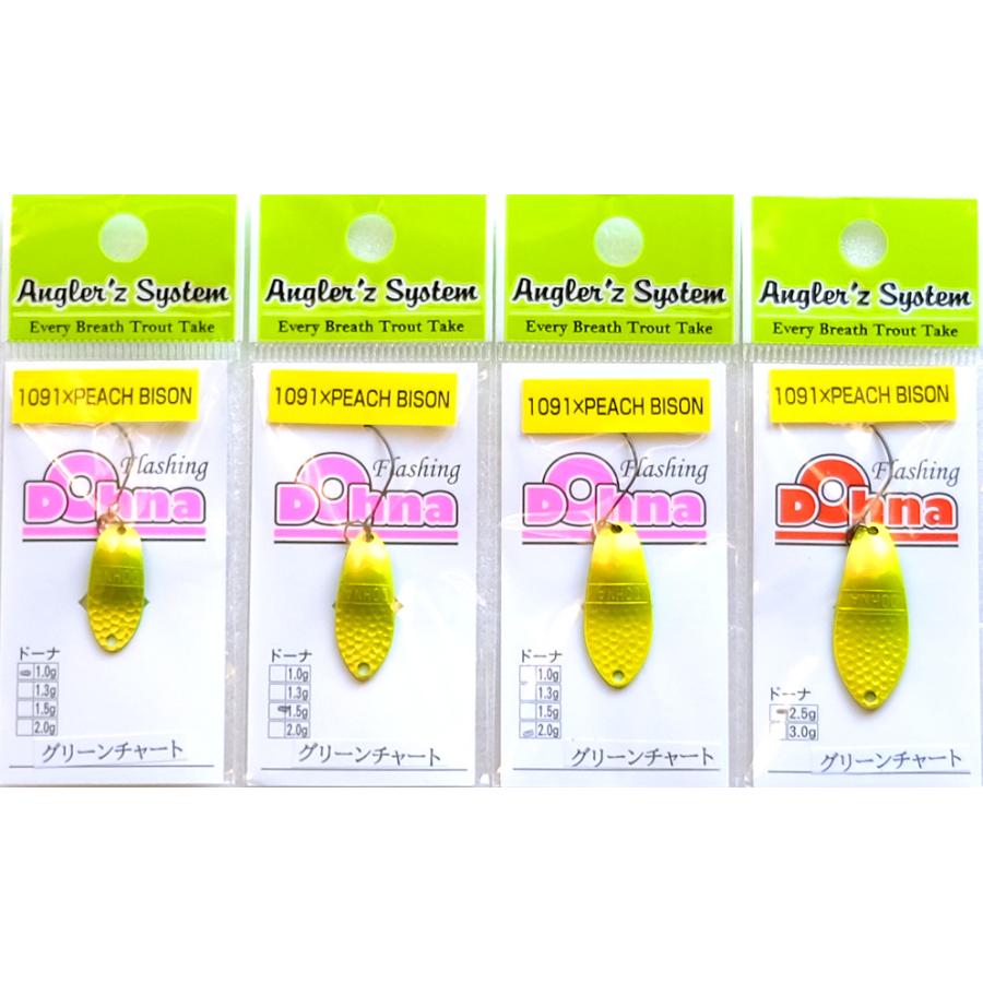 ロデオクラフト ドーナ バンナ ハント1091×PEACH BISON 16枚 Rodio Craft（ロデオクラフト） ノア 1091×ピーチバイソン グリーン