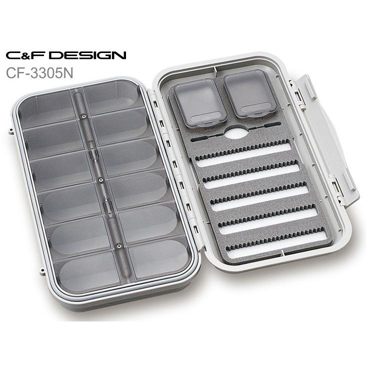 C&Fデザイン CF-3305N Lサイズ WPフライケース コンパートメント&ニンフィング | C&F DESIGN