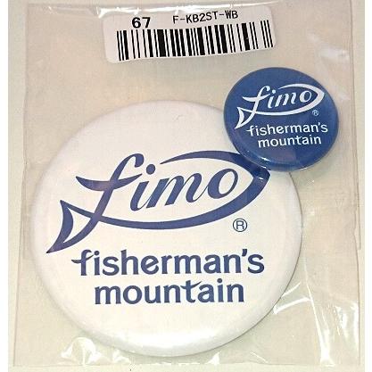 fimo缶バッジセット 白大青小 / ネコポス便OK | 