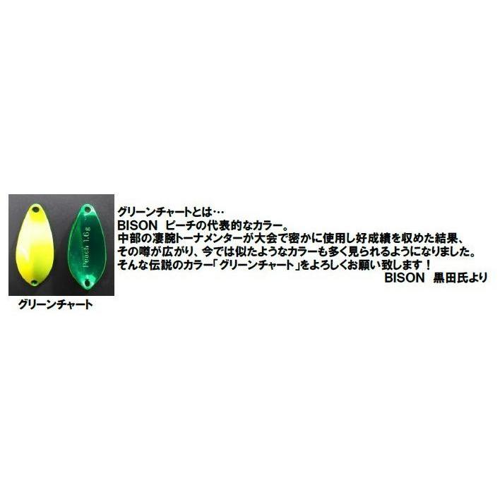 FPB LURE'S FPBルアーズ ビーハート 1091×ピーチバイソン グリーン