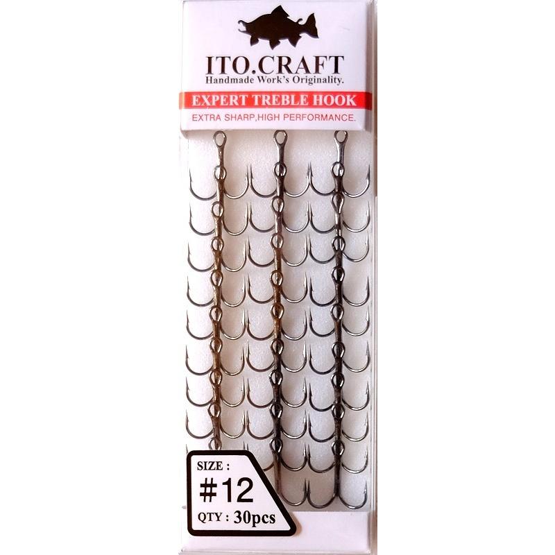 イトウクラフト エキスパートトレブルフック ET-50B #12 / ネコポス便 | 