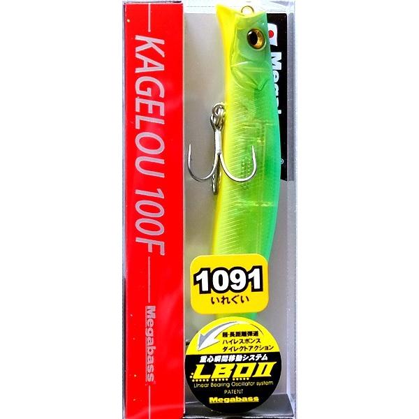 Megabass（メガバス） KAGELOU カゲロウ 100F 1091 イレグイカラー