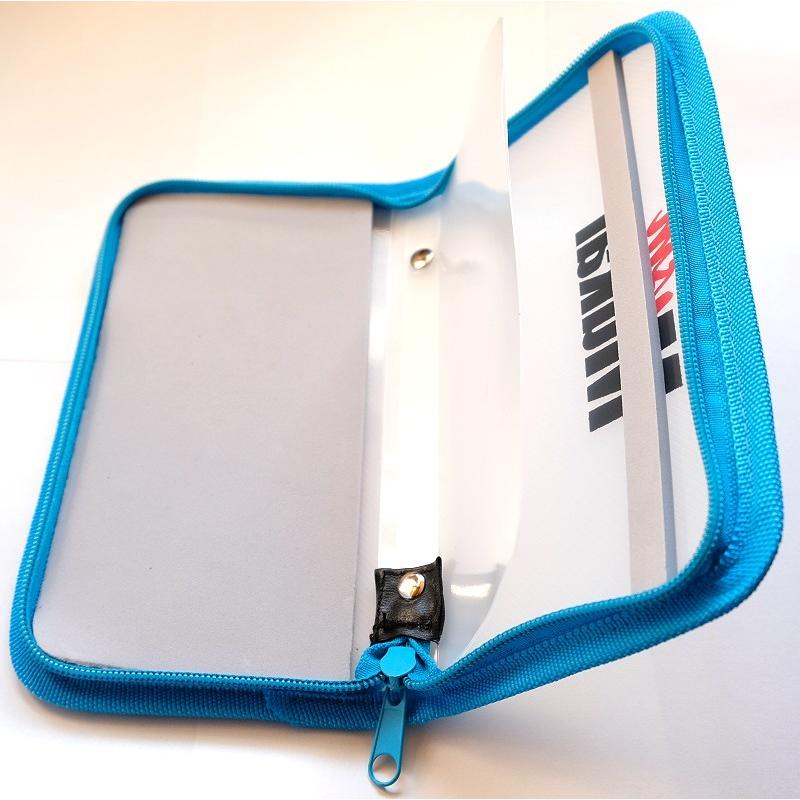 ムカイ プラグワレット ブルー 片面プラグ片面スプーン用 / ネコポス便OK |  | 01