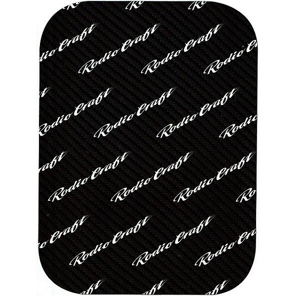 ロデオクラフト RCカーボンステッカー ブラック・ホワイトロゴ / ネコポス便OK | 