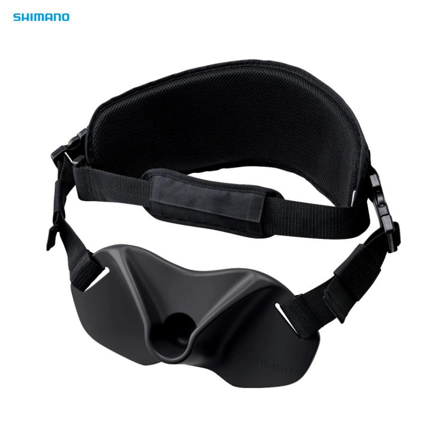 SHIMANO フィッシングベルト ブラック　ギンバル シマノ ファイティングギンバル ブラック : TIPSヤフー