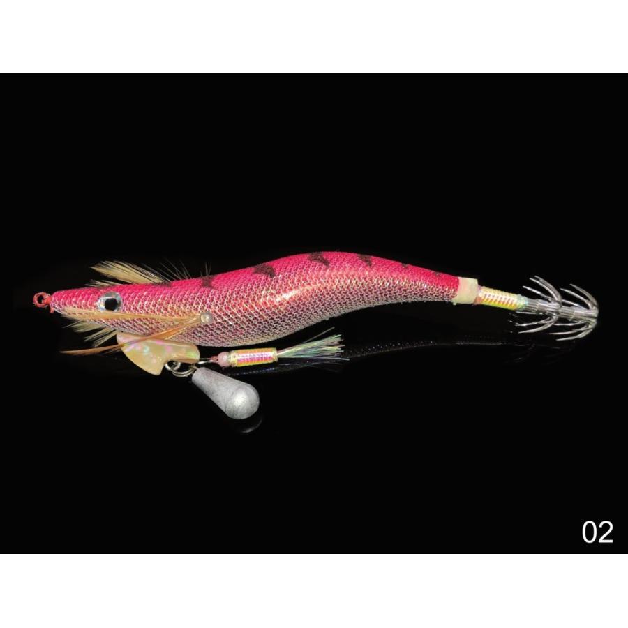 シントワ エギ舞 アワビ 2.5号 お助けフラッシュグロー付き ラトル入り / ネコポス便 |  | 02