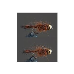 バレーヒル コンプリートフライ 2ヶ入り ニンフ P13 ビーズニンフB ブラウン / ネコポス便OK | Valleyhill