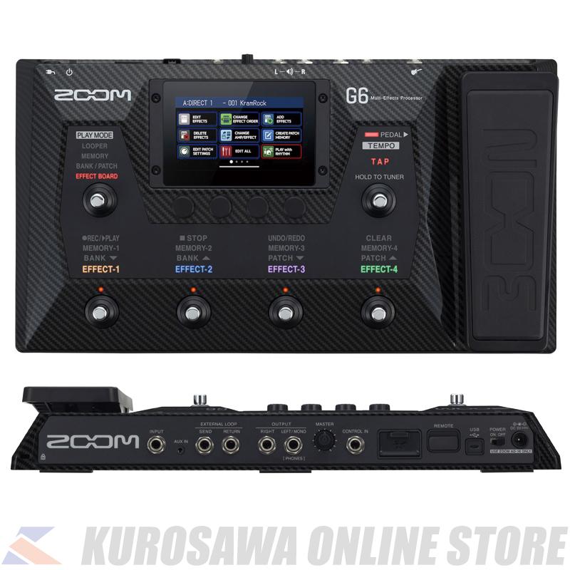 ZOOM G6 Multi-Effects Processor for Guitarists 【送料無料】(ご予約受付中)｜tiptoptone｜02