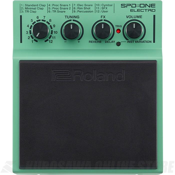 Roland SPD::ONE Series SPD-1E Electro (パーカッションパッド)(ご予約受付中)｜tiptoptone