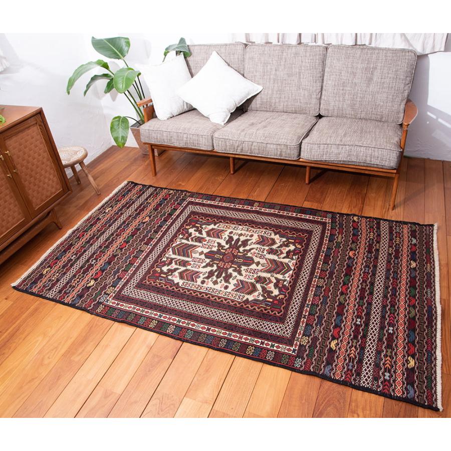 送料無料 スマック スマック織り キリム Kilim (一点物)バルーチ 送料無料 スマック スマック織り キリム Kilim (一点物)バルーチ