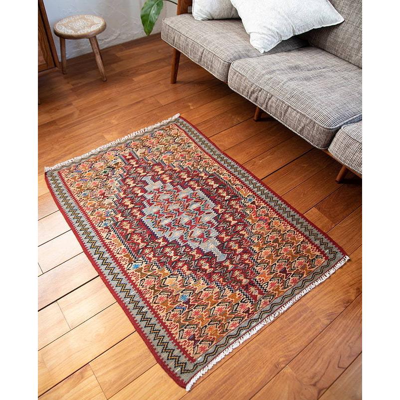 送料無料 スリット織り キルキット キリム Kilim (一点物 送料無料 スリット織り キルキット キリム Kilim (一点物