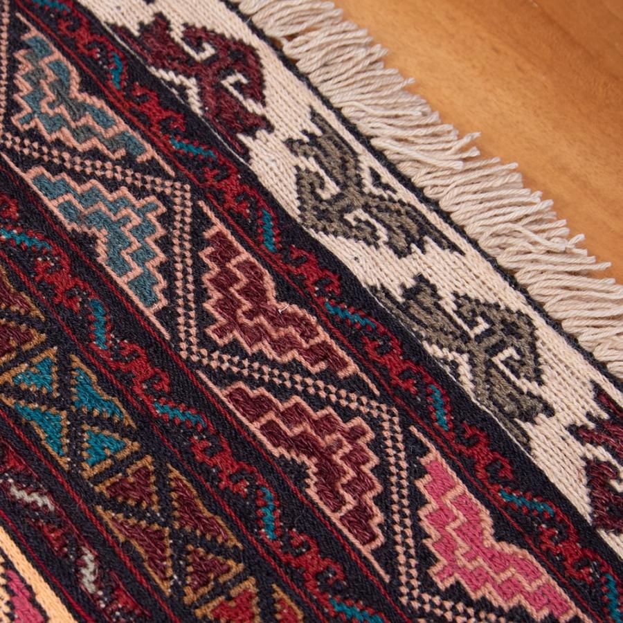 送料無料 スマック スマック織り キリム Kilim (一点物)バルーチ 送料無料 スマック スマック織り キリム Kilim (一点物)バルーチ
