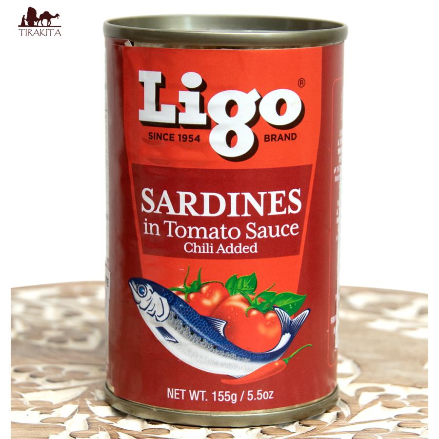 オイルサーディン いわし 缶詰 いわしのトマト煮 チリ味 SARDINES in
