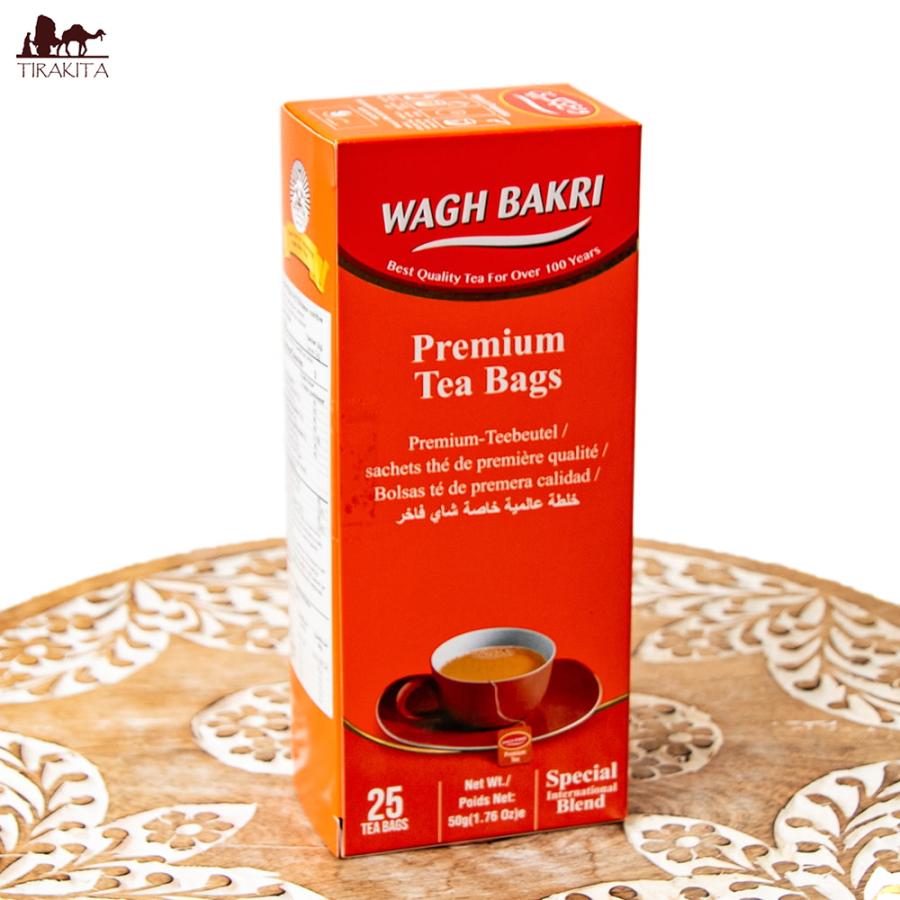 インドのお茶 チャイ用 茶葉 (WAGH BAKRI)プレミアム ティーバッグ