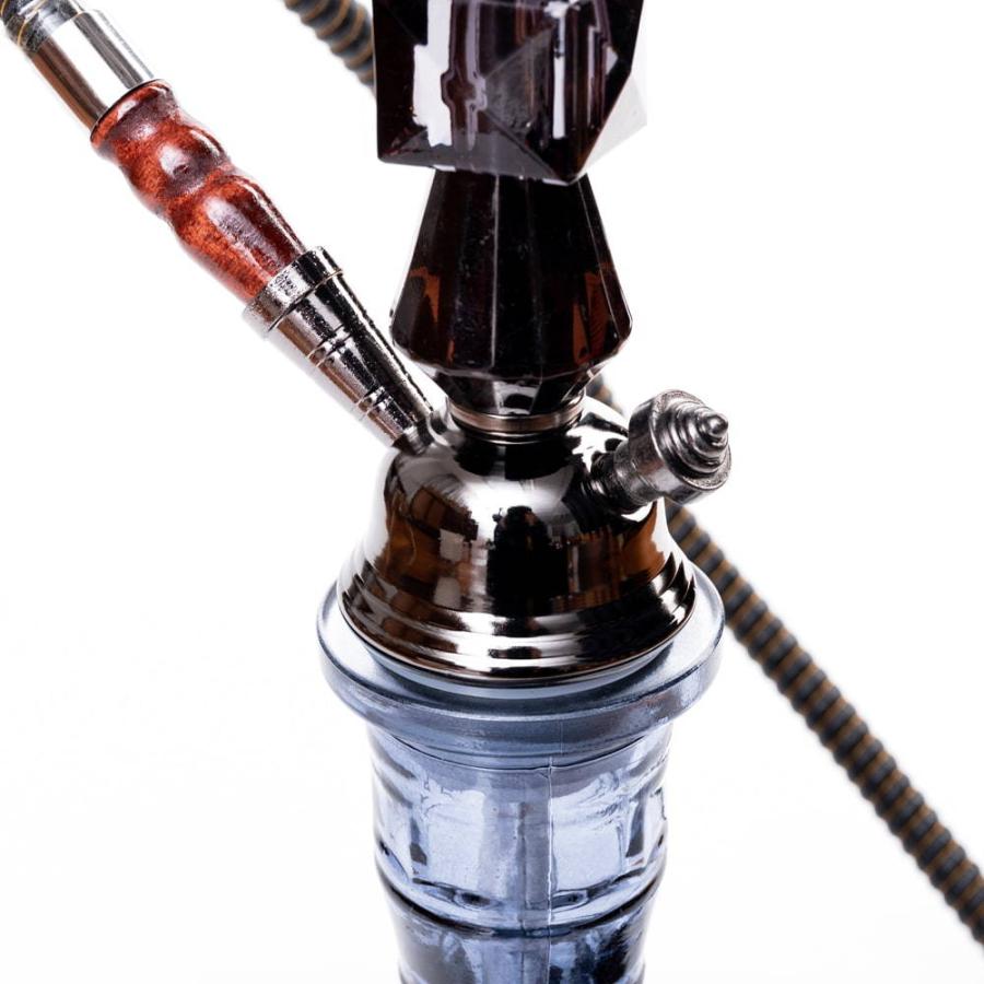 シーシャ 送料無料 説明書付き 水タバコ 水パイプ 水煙管 シーシャ 水タバコ ブルーブラック 約46cm Gnj Pipe 314 インド アジア雑貨ティラキタ 通販 Yahoo ショッピング