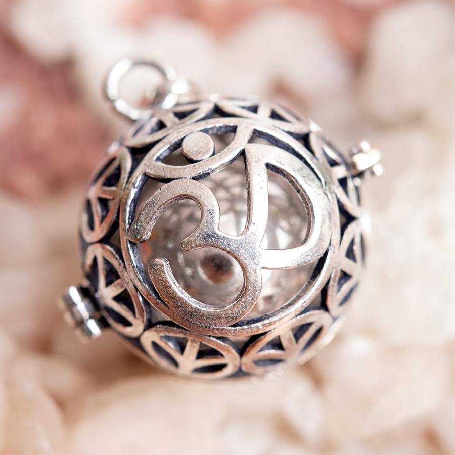 ガムランボール ネックレス インド アクセ エスニック文様のガムラン