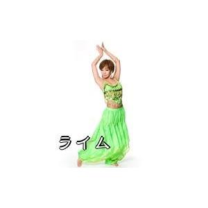 送料無料 ベリー 衣装 上下セット アラビアンフレアパンツ＆コイン付き