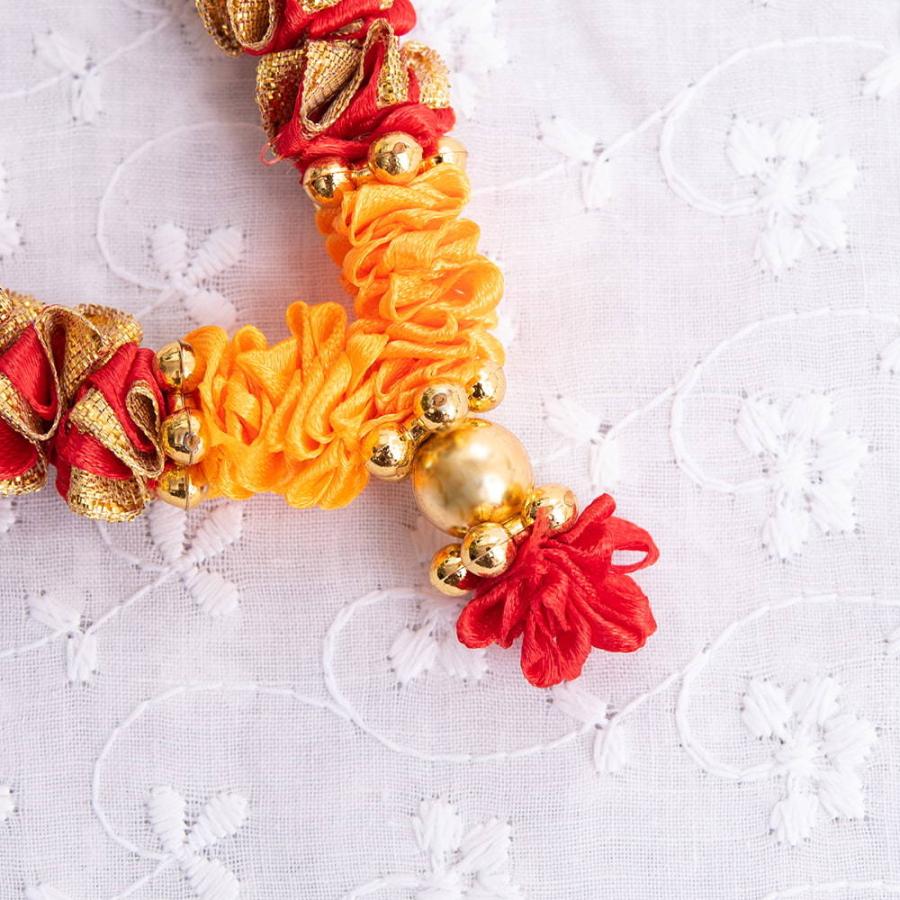 マーラー 造花 神様 プージャー インドの花飾り 礼拝 春 夏 秋 冬 バラタナティヤム アクセサリ サリー Id Brt 60 インド アジア雑貨ティラキタ 通販 Yahoo ショッピング