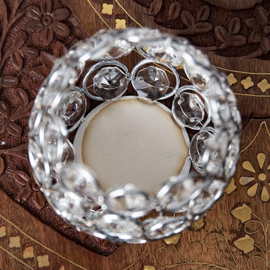 クリスタル　キャンドルホルダー　ローソク立て　一対　N　5689 クリスタル キャンドルホルダー ローソク立て 一対 N 5689